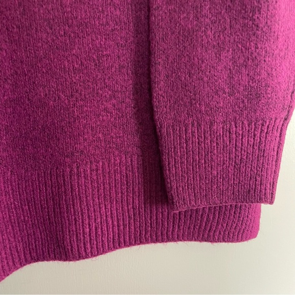 EVRI Purple/Pink Pointelle Crew Neck Long Sleeve Cozy Sweater Size 2X - Picture 6 of 9